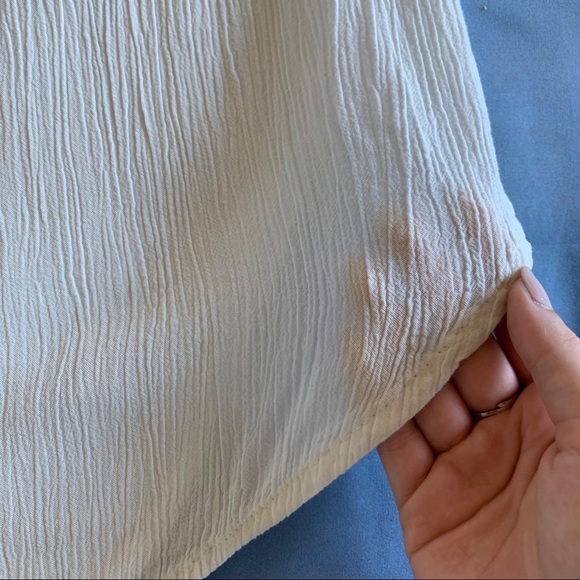 Ava & Viv White Textured Blouse - Picture 2 of 8